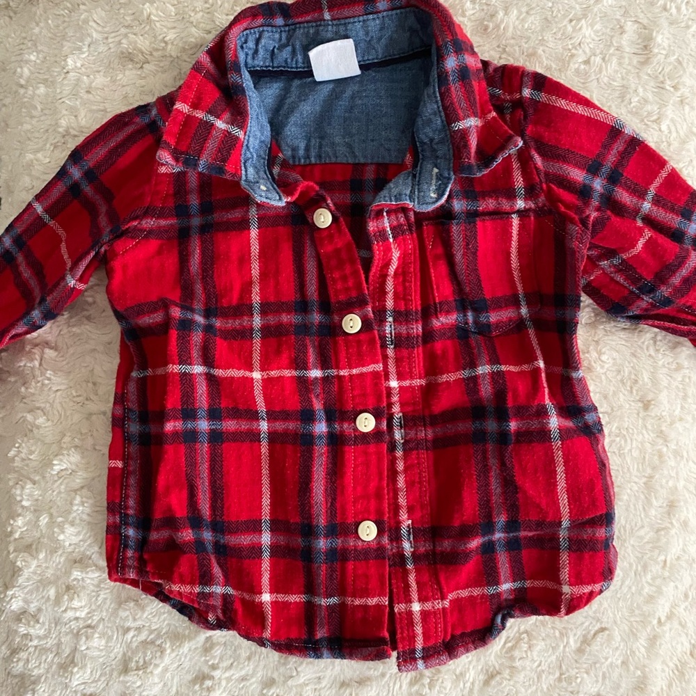 Baby Gap Flannel Button Down